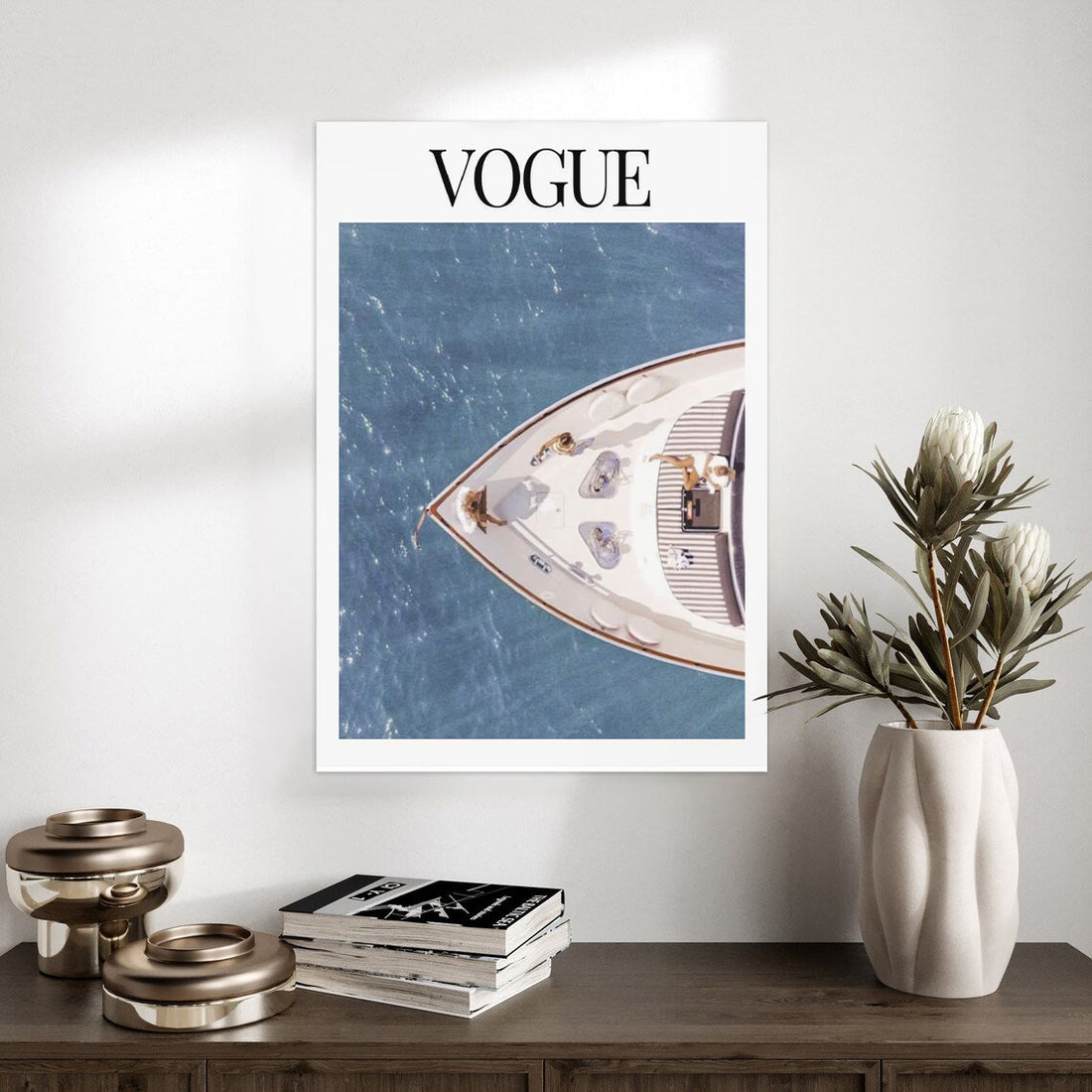 Vogue Yacht – Luxury Boating Fashion Poster