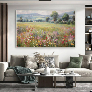 Wildflower Meadow Canvas Print – A Celebration of Nature’s Beauty