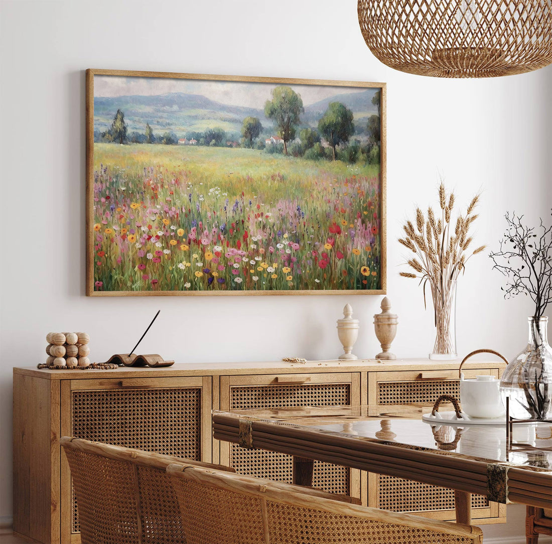 Wildflower Meadow Canvas Print – A Celebration of Nature’s Beauty