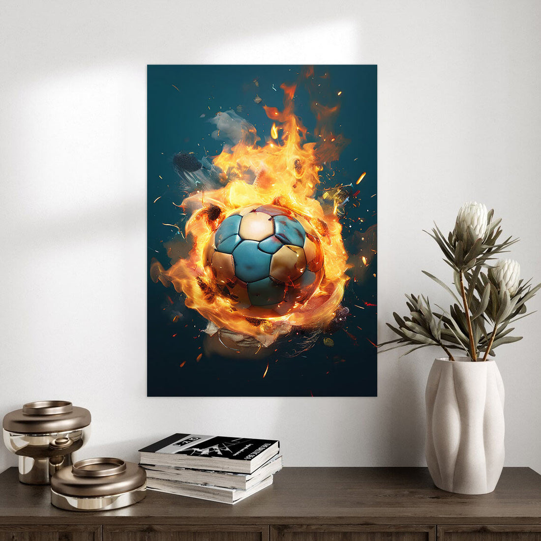 Ignite the Passion - Motivational Soccer Poster