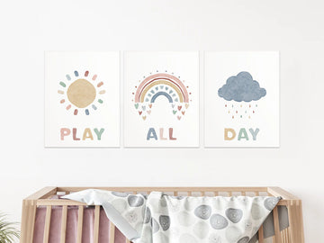 Charming Kids Room Posters: Playful Daylight Designs for Your Little One's Space