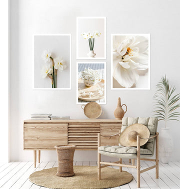 Serenity in Bloom Wall Art Set