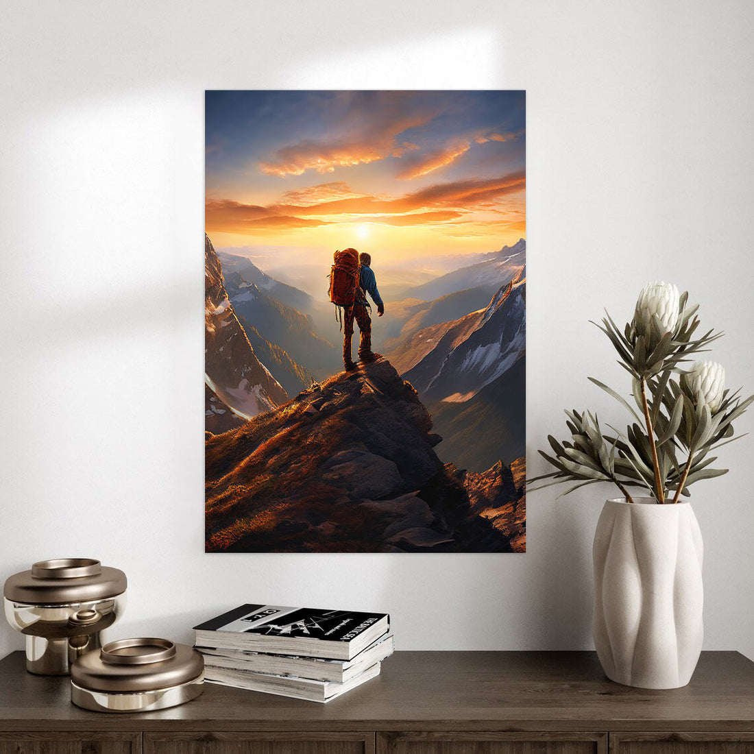 Summit Adventure – Motivational Hiking Poster