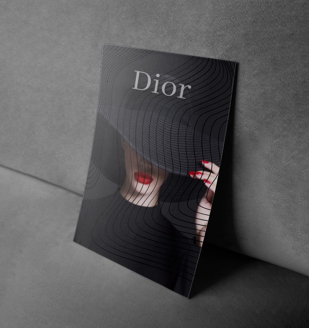 Dior Elegance in Shadows Poster