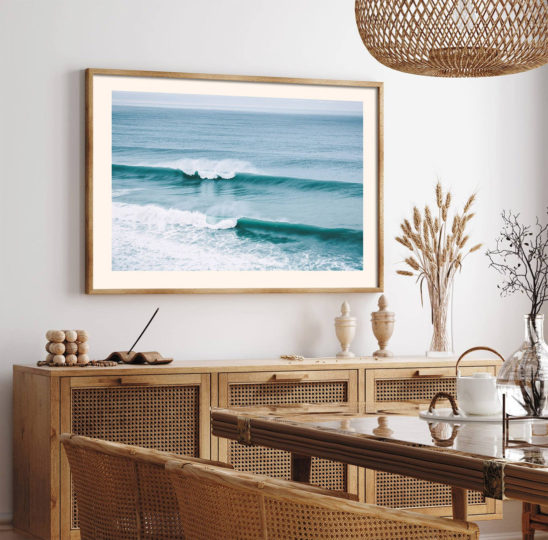 Serene Ocean Waves Canvas Print – Capturing the Calm