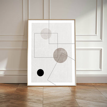 Minimalist Geometric Lines – Modern Abstract Canvas Art