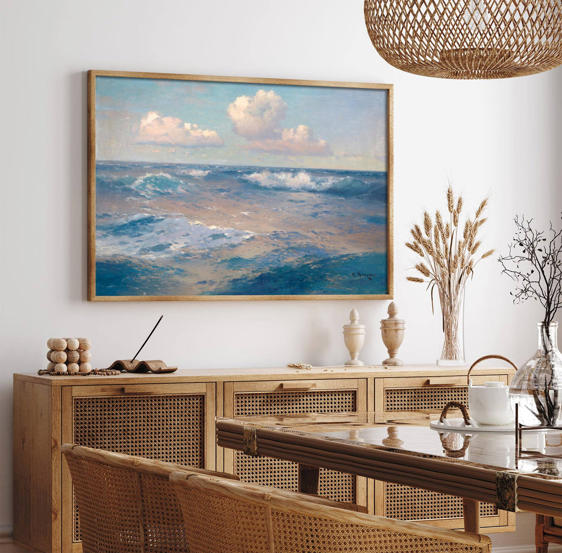 Calm Ocean Breeze – Serene Seascape Canvas Print