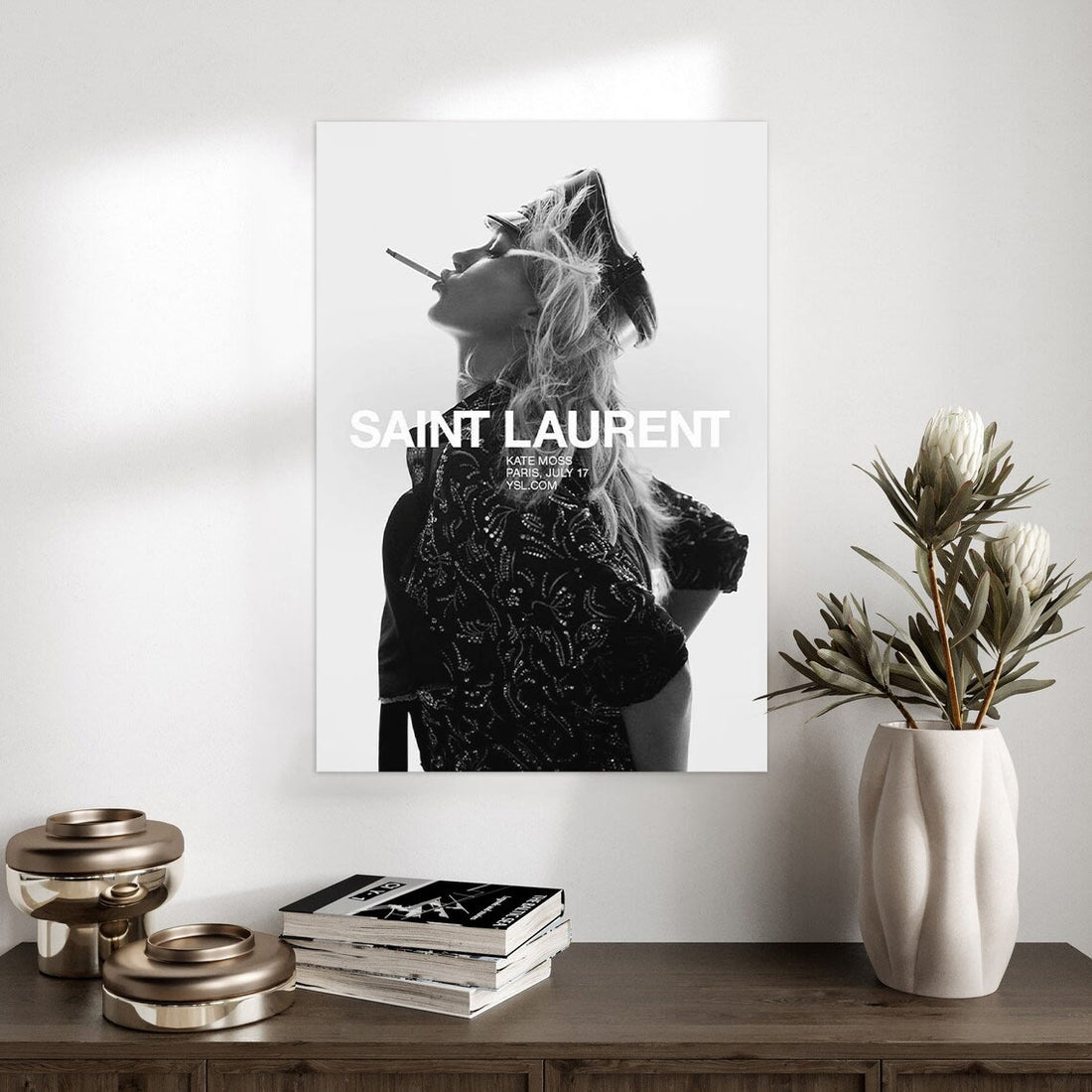 Saint Laurent Paris Fashion Poster