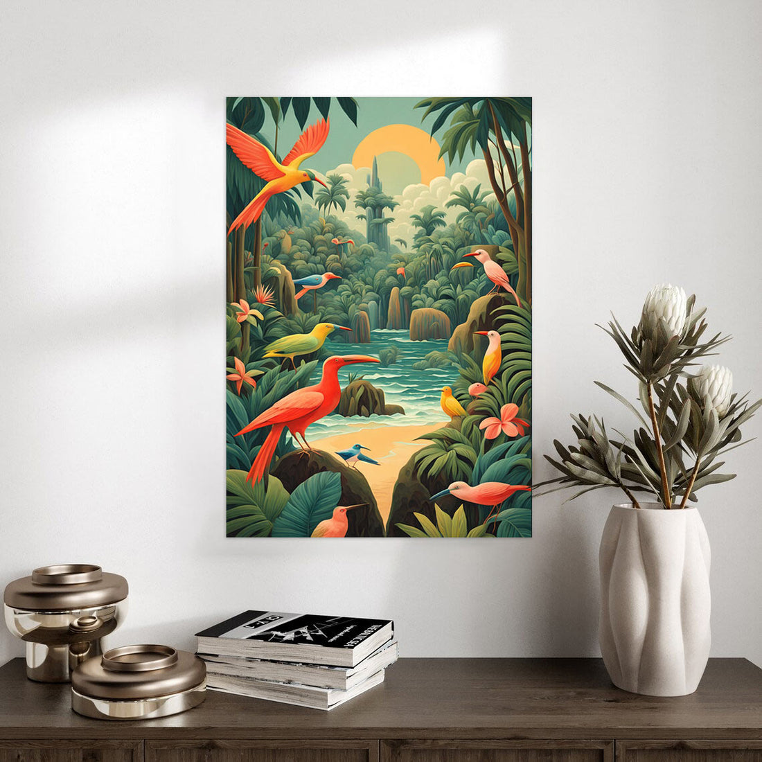 Tropical Paradise Birds – Jungle Adventure Poster