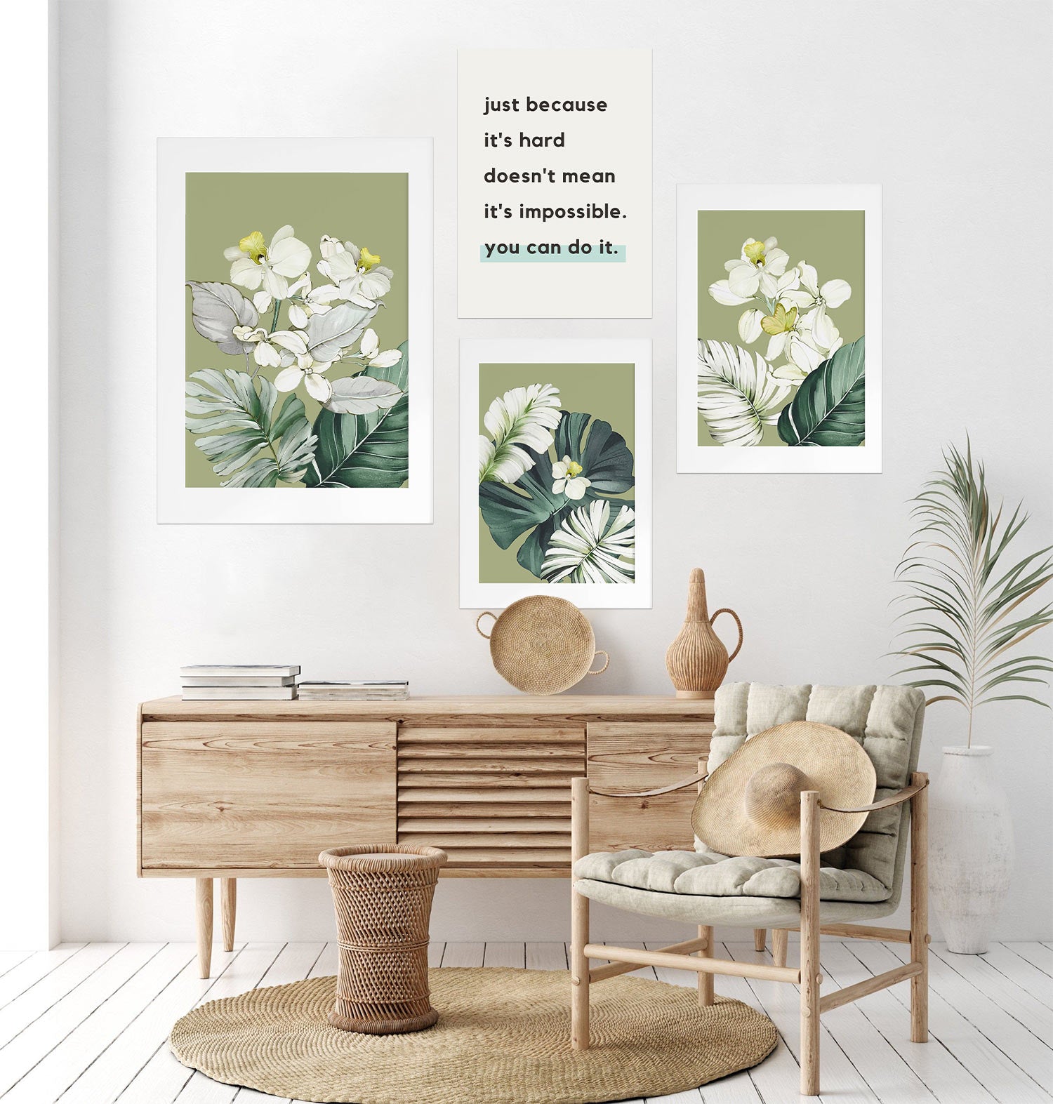 Nature-Inspired Wall Art Set