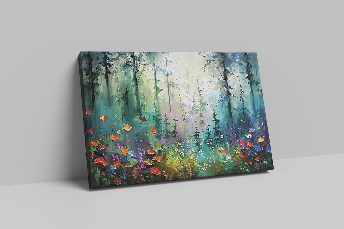 Whispers of Bloom – Hand-Painted Oil Painting on Canvas