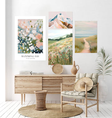 Blooming Horizons Wall Art Set