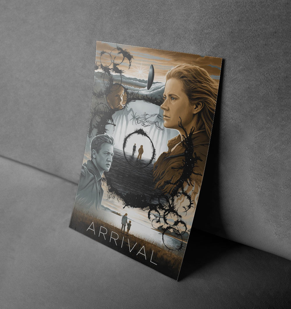 Cinematic Arrival Movie Poster Print