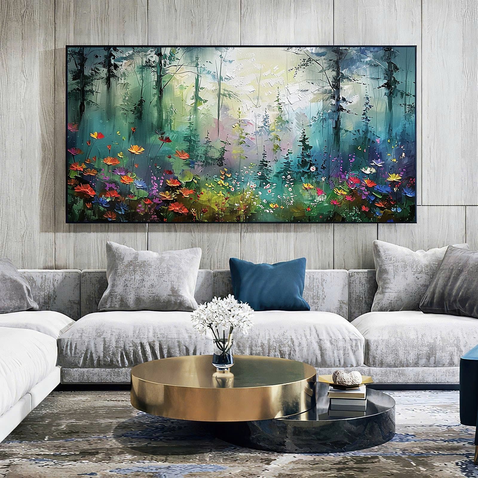 Whispers of Bloom – Hand-Painted Oil Painting on Canvas
