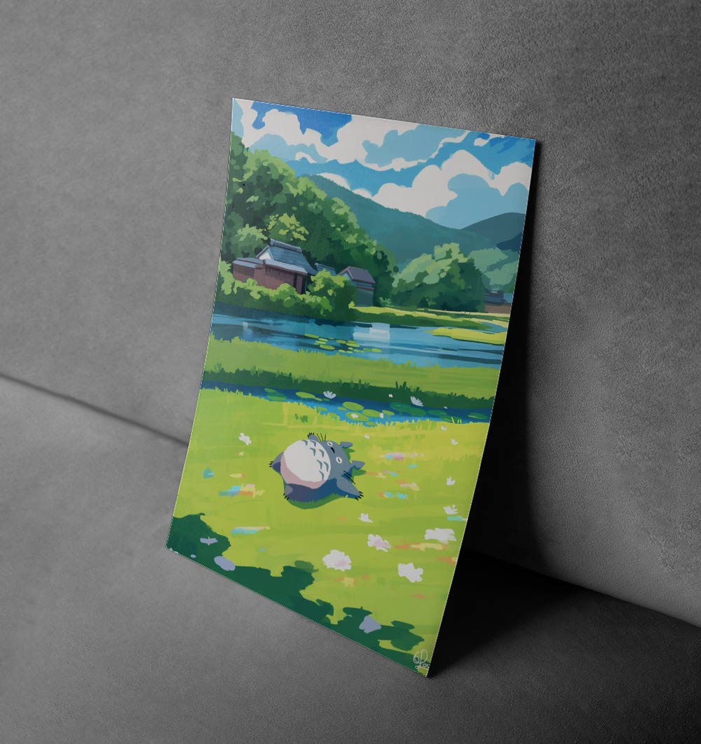 Serene Anime Landscapes Wall Art Combo