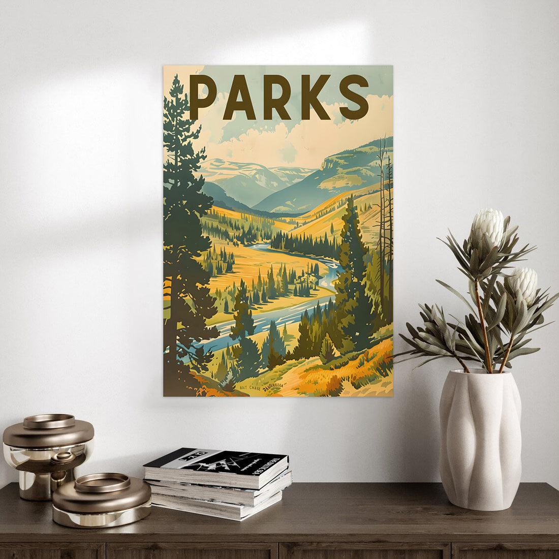 National Park Scenic Adventure Poster