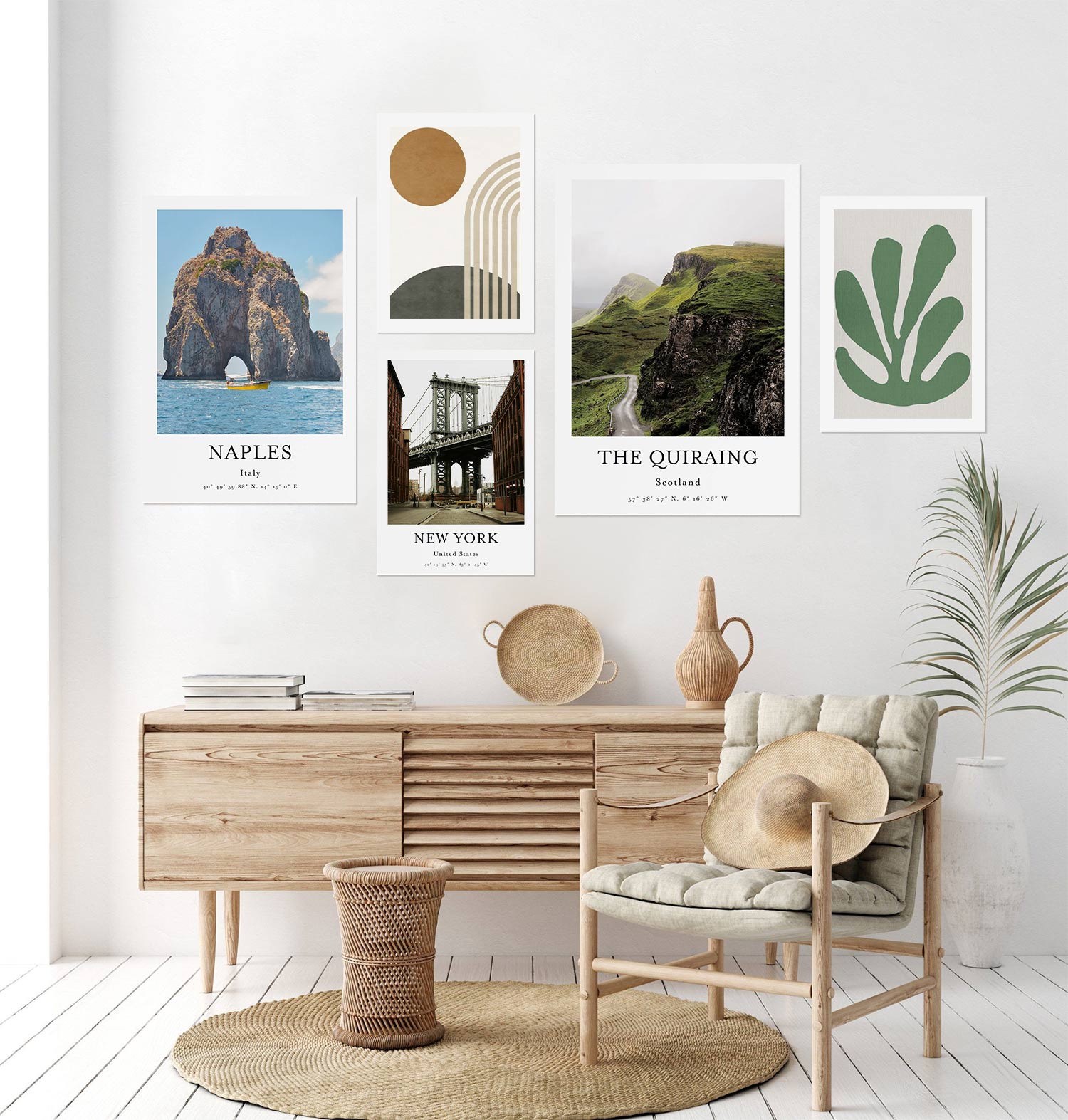 Wonders of Nature and Architecture Wall Art Combo