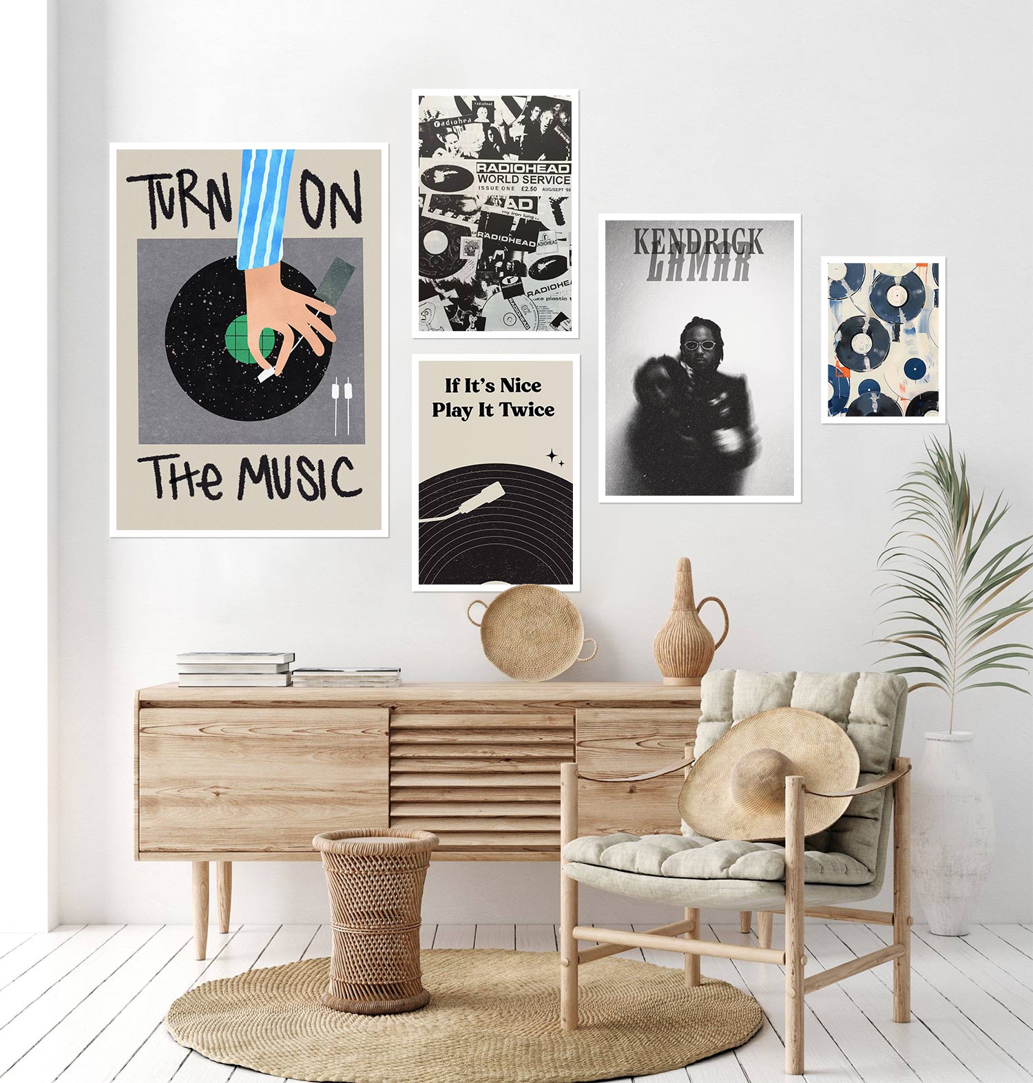 Music Vibes Wall Art Set