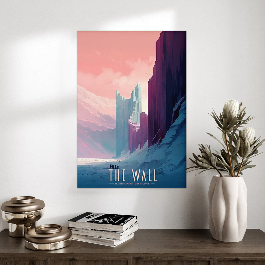 The Wall Epic Fantasy Landscape Poster