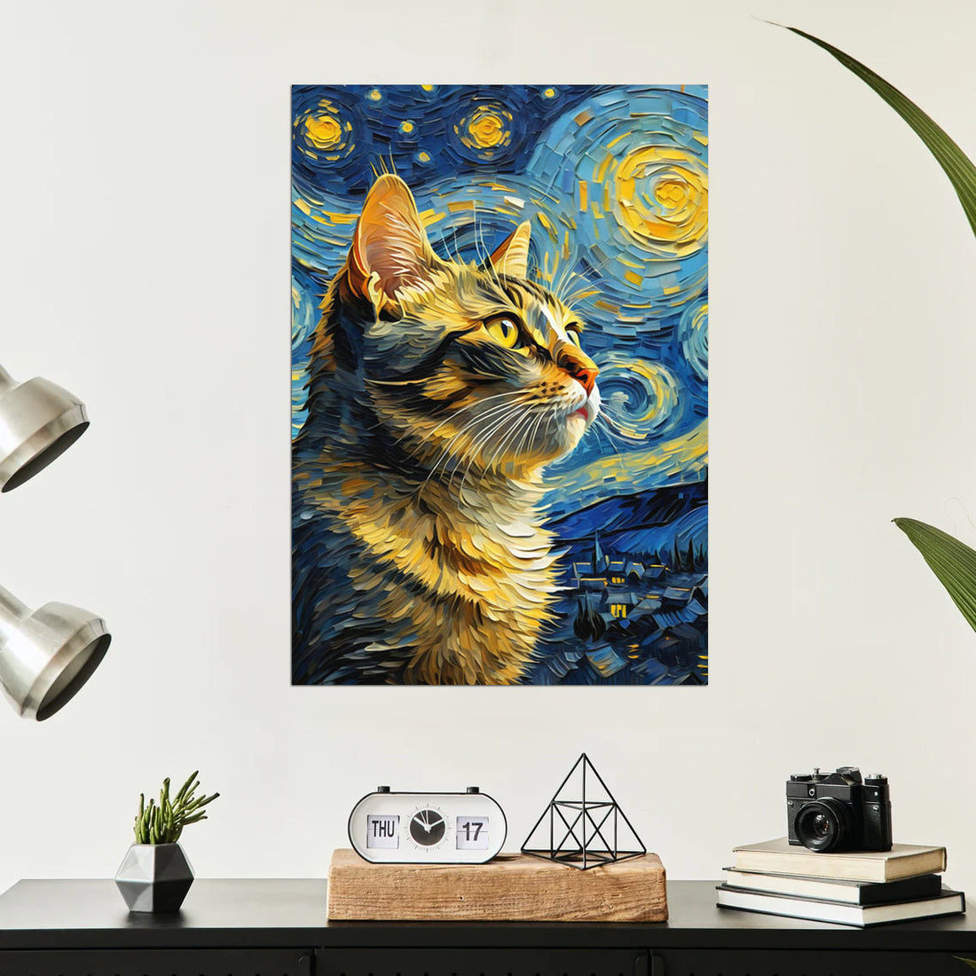 Starry Night Kitty: A Feline Masterpiece