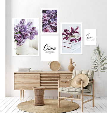 Serenity in Bloom Wall Art Set