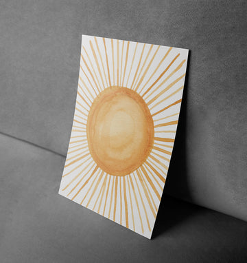 Radiant Sunshine Poster for Kids