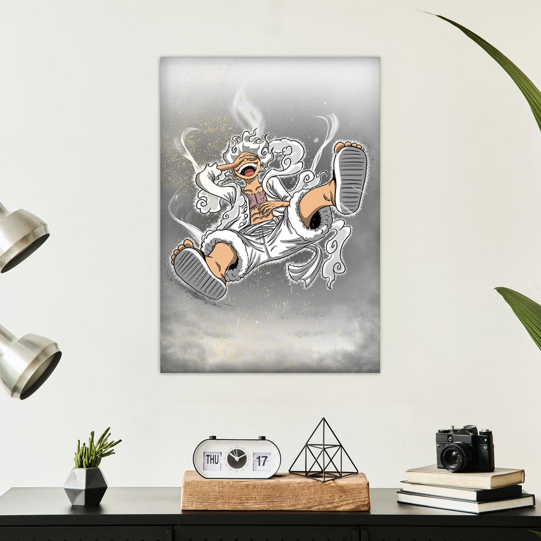 Luffy's Awakening: Gear 5 Canvas Print"