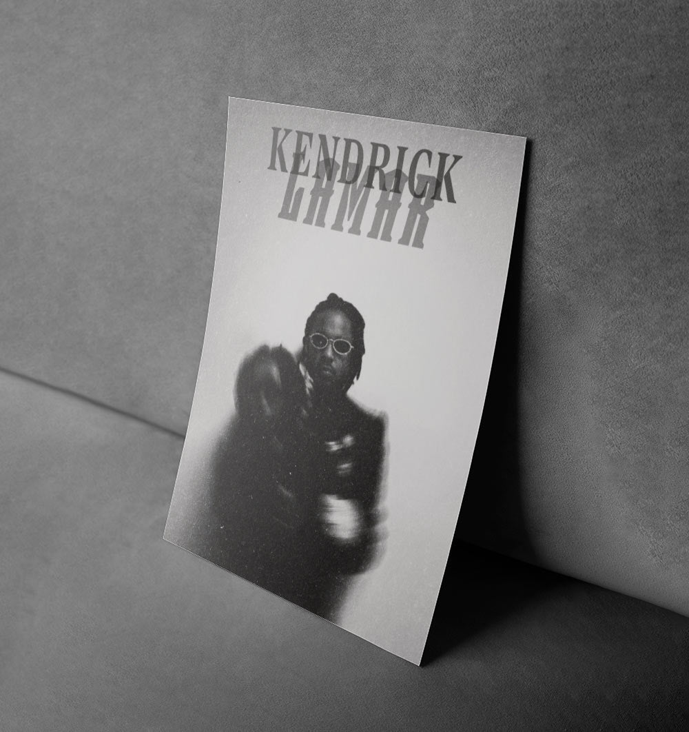 Kendrick Lamar Motion Blur Art Print - Iconic Hip-Hop Vibes