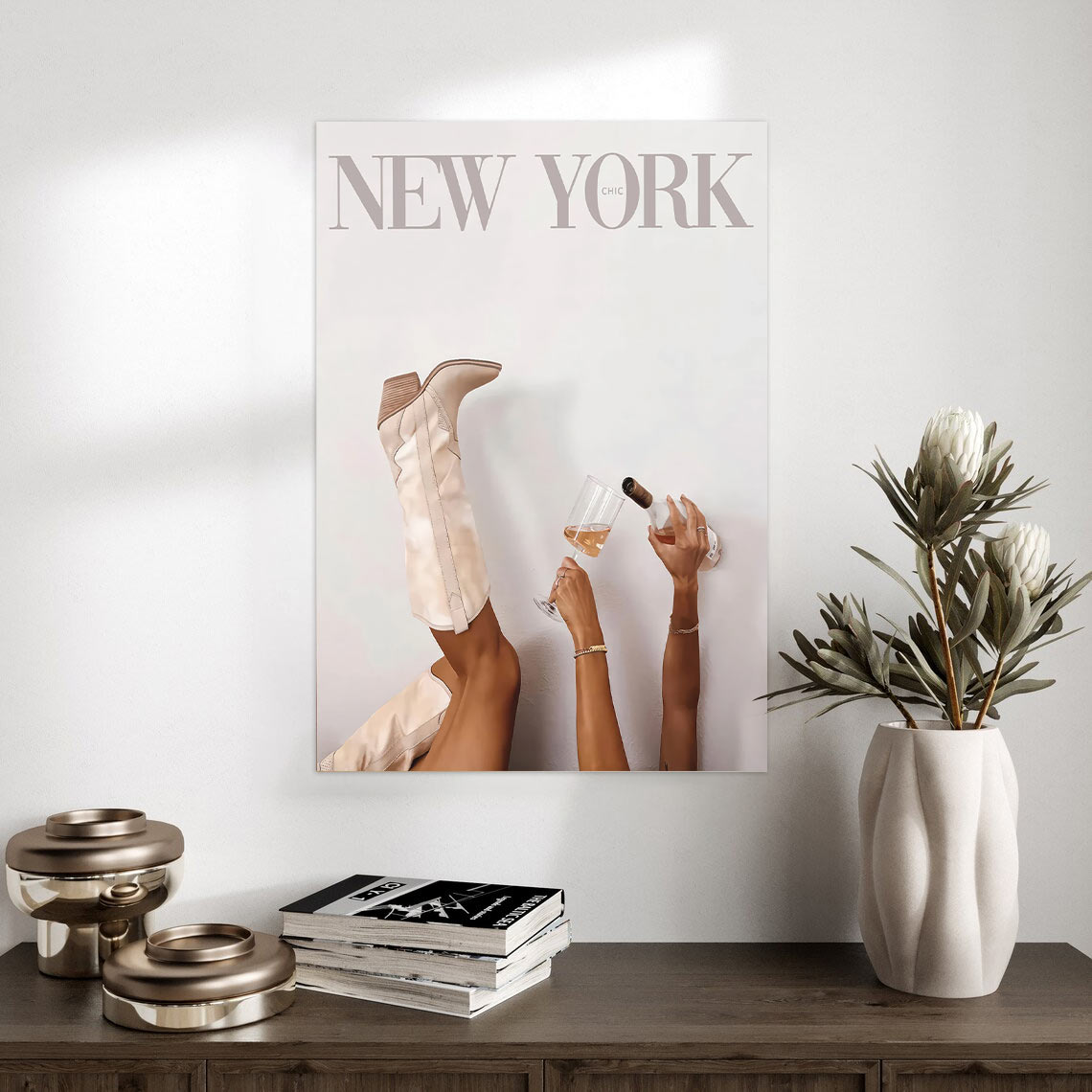 New York Chic – Glamorous Fashion Poster