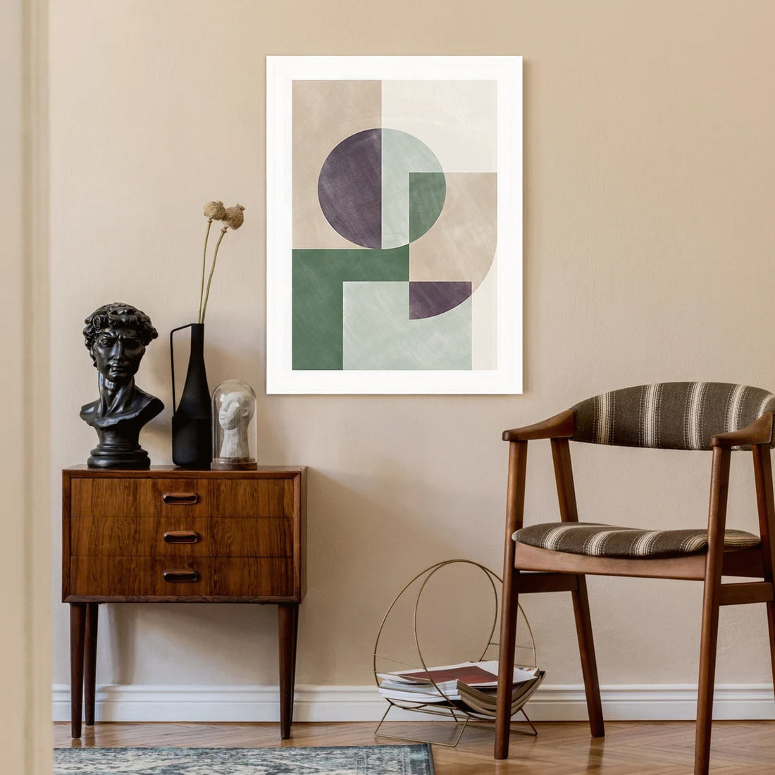 Geometric Harmony – Minimalist Abstract Poster